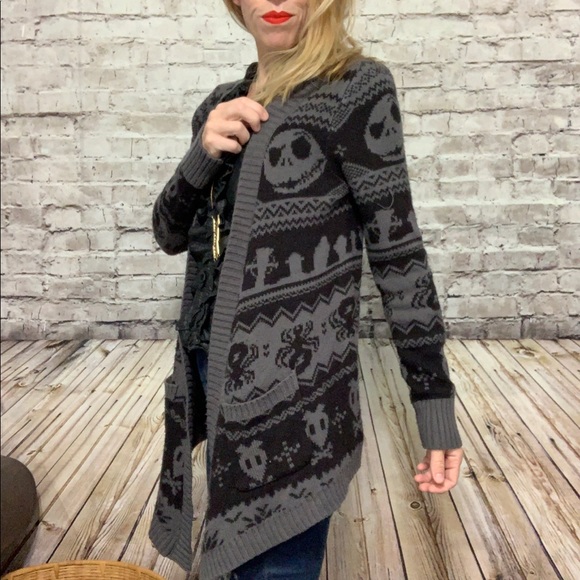 Nightmare Before Christmas Cardigan Sm 